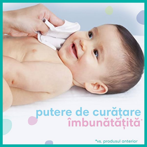Set 12 pachete servetele umede a cate 52 bucati Pampers Fresh Clean, cu capacitatea de absorbtie ridicata [3]