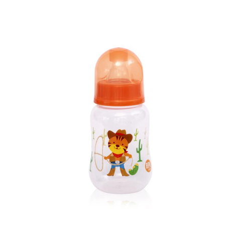 Set 3 x Biberoane  pentru Fetite,  Gradate,  Ergonomice Lorelli Baby Care Easy Grip Feeding Bottle, Tetina din Silicon, BPA Free, Capacitate: 125 ml, Multicolor [3]