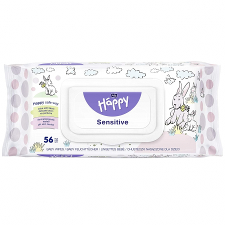 Set 56 servetele umede pentru copii, Bella Happy, Extract aloe vera [0]