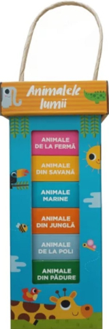 BEBE INVATA - Set 6 Carticele Educative  pentru Bebelusi - Animalele Lumii [1]