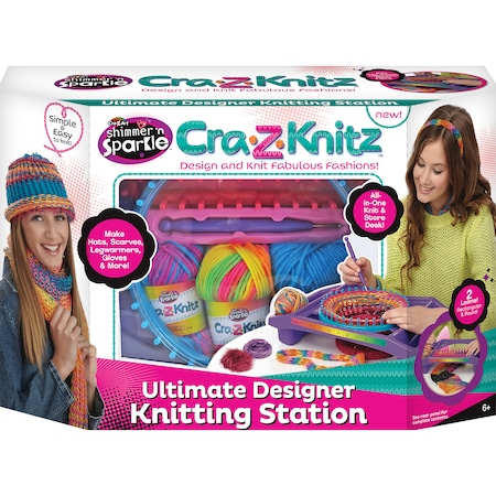 Seturi de artizanat - Set  Cra -Z-  Art -,,Arta de a Croseta'' - My Look Ultimate Designer Knitting Station -  Dezvolta Creativitatea într-un mod Distractiv