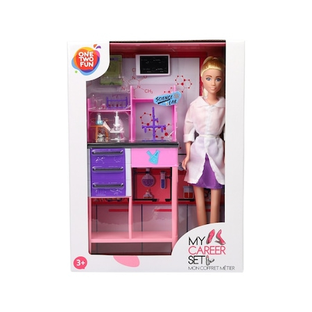Jucarii, Copii & Bebe - Set Complet Papusa Office My Career Set - Laboratorul de Stiinte