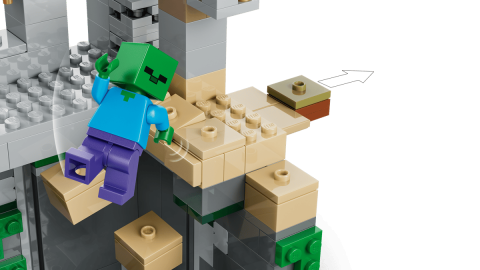 Set  de Construcție LEGO Minecraft 21287 – Zombie Dungeon - Temniță Modulară cu 4 Figurine incluse - 8+ ani, 248 piese [5]