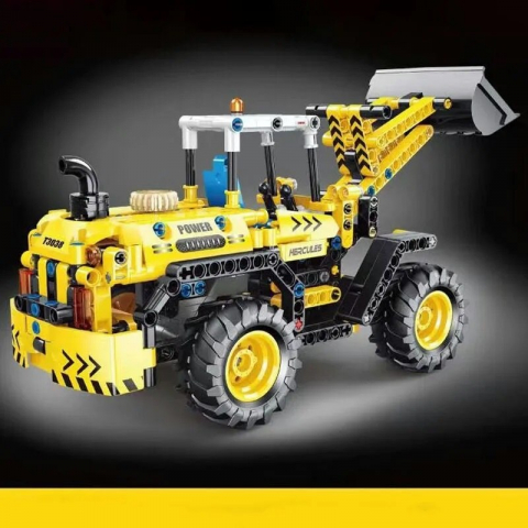 Set Constructii Mega Building -  Excavator Big  Herculess cu Functie Pull Back 476 piese [3]