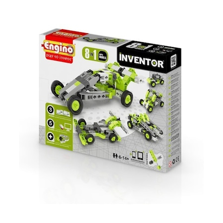 Seturi de constructie - Set de constructie Engino Inventor 8in1 Cars