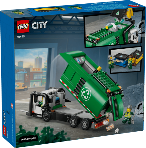 Set de Constructie - LEGO® City - Recycling Truck -  Camion de  Salubrizare pentru un Mediu mai Curat , 434 Piese  , 7 ANI + [1]