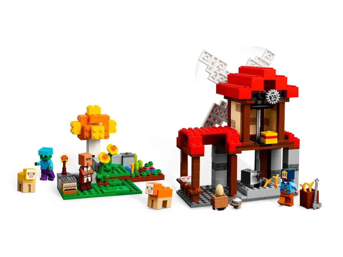 Set de constructie LEGO Minecraft 21262  - The Windmill Farm – Box Of Bricks [3]