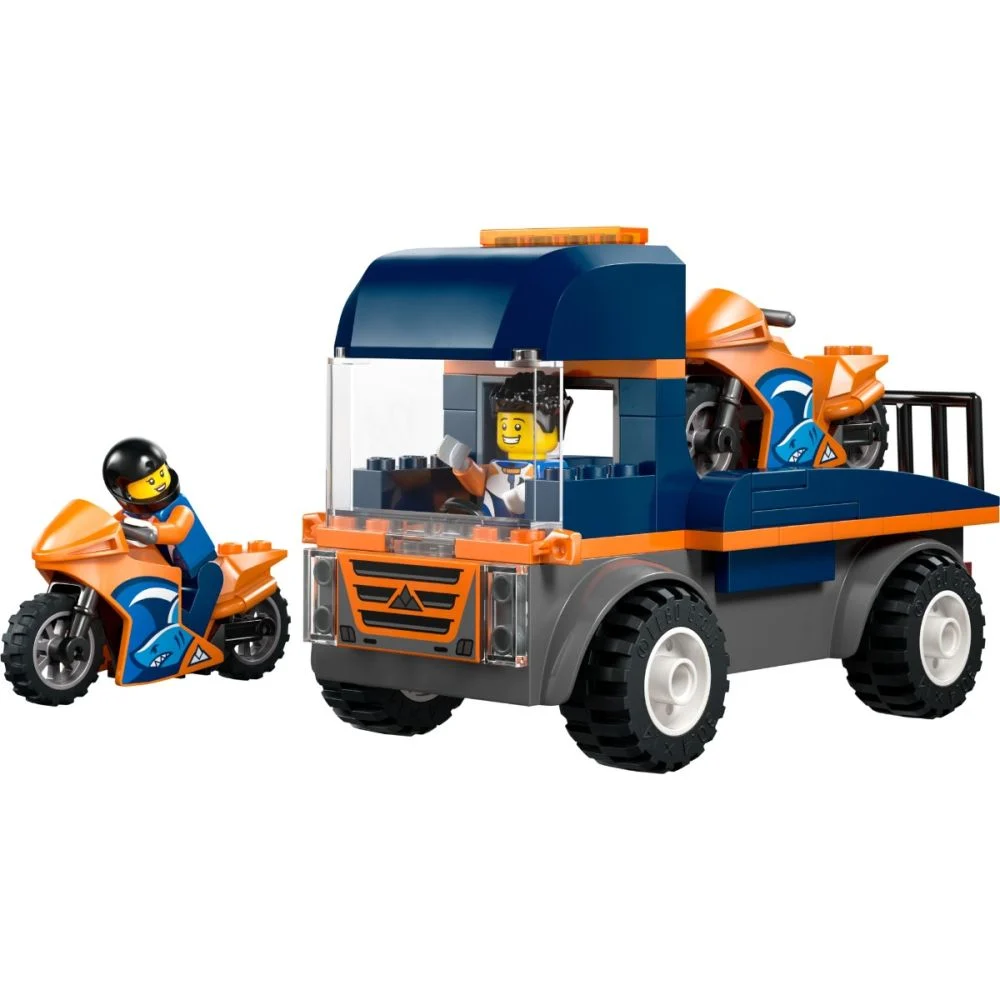 Set de Constructii - LEGO City 2026 Motorcycle Transporter 60491 Unboxing, Build [8]