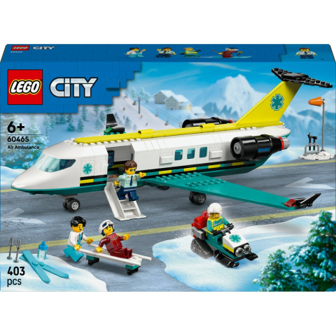 Set de Constructii - LEGO City Air : Avion-Ambulanta pentru Urgente , 403 piese, 6ani+ [1]