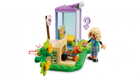 Set de Constructii  LEGO Friends  Masina de salvare pentru Caini  din Orasul Heartlake 41741, 2 mini-papusi, Accesorii pentru ingrijirea Cainilor Pickle [6]