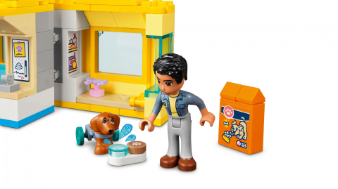Set de Constructii  LEGO Friends  Masina de salvare pentru Caini  din Orasul Heartlake 41741, 2 mini-papusi, Accesorii pentru ingrijirea Cainilor Pickle [4]