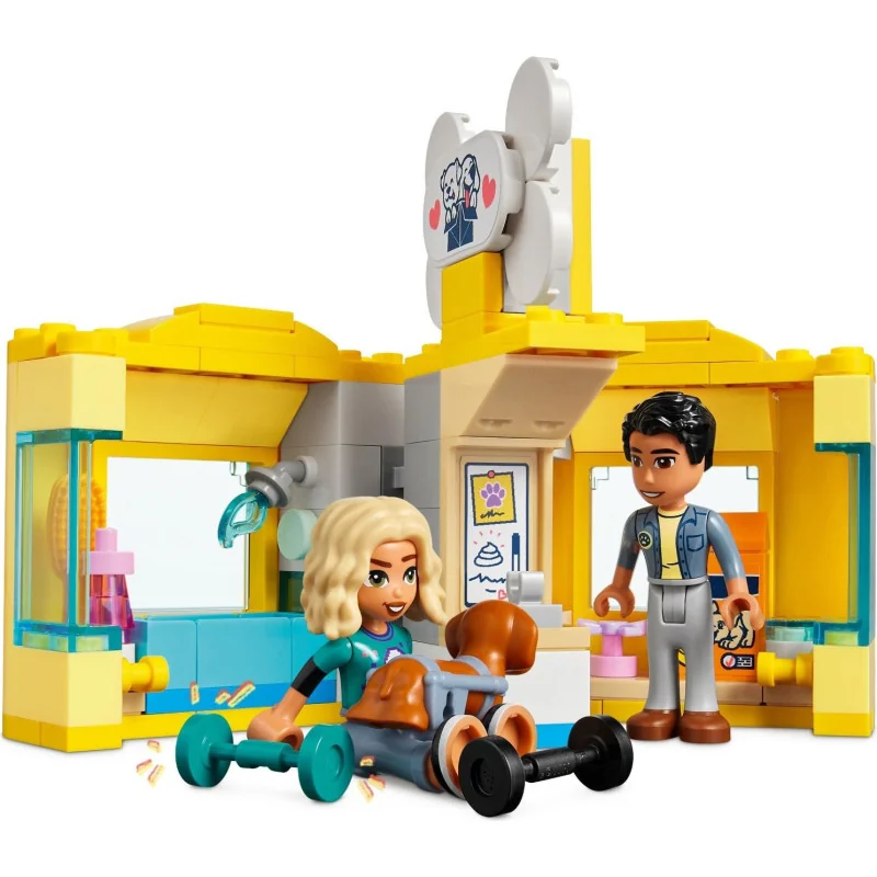 Set de Constructii  LEGO Friends  Masina de salvare pentru Caini  din Orasul Heartlake 41741, 2 mini-papusi, Accesorii pentru ingrijirea Cainilor Pickle [3]
