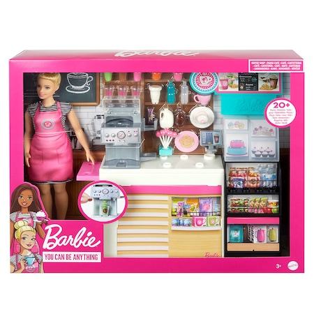 Papusi - Set de joaca Barbie - Cafeneaua