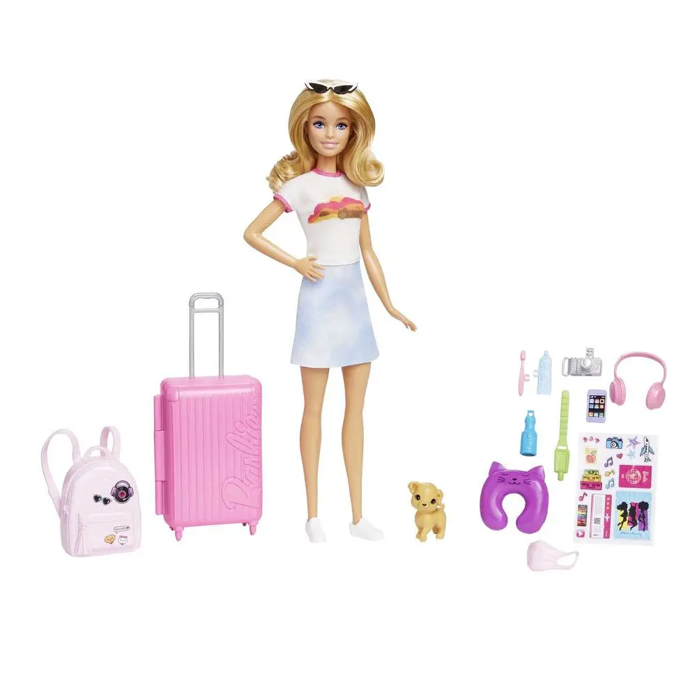 Set de joaca Barbie® Dreamhouse -  Pleaca In Vacanta  din serialul animat "It Takes Two" - Catelusul +10 Accesorii Incluse [1]