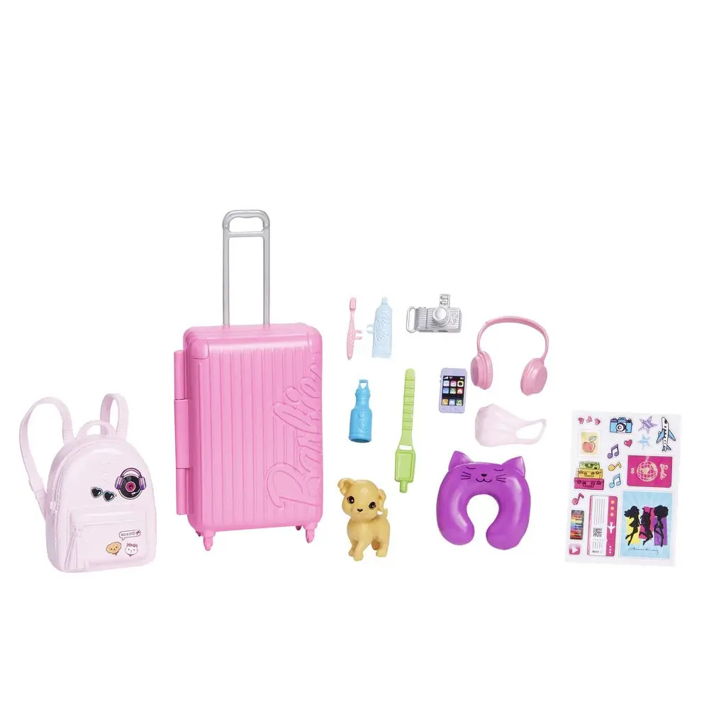 Set de joaca Barbie® Dreamhouse -  Pleaca In Vacanta  din serialul animat "It Takes Two" - Catelusul +10 Accesorii Incluse [2]
