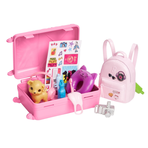 Set de joaca Barbie® Dreamhouse -  Pleaca In Vacanta  din serialul animat "It Takes Two" - Catelusul +10 Accesorii Incluse [6]