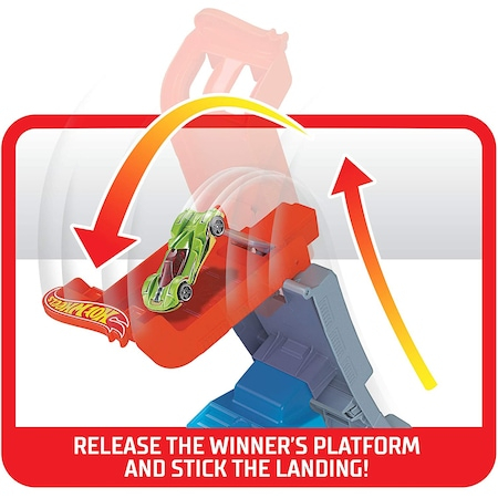 Circuit de Drift - Lansator Track Builder Dragstrip Champion  Hot Wheels Action - Hill Climb Champion [10]