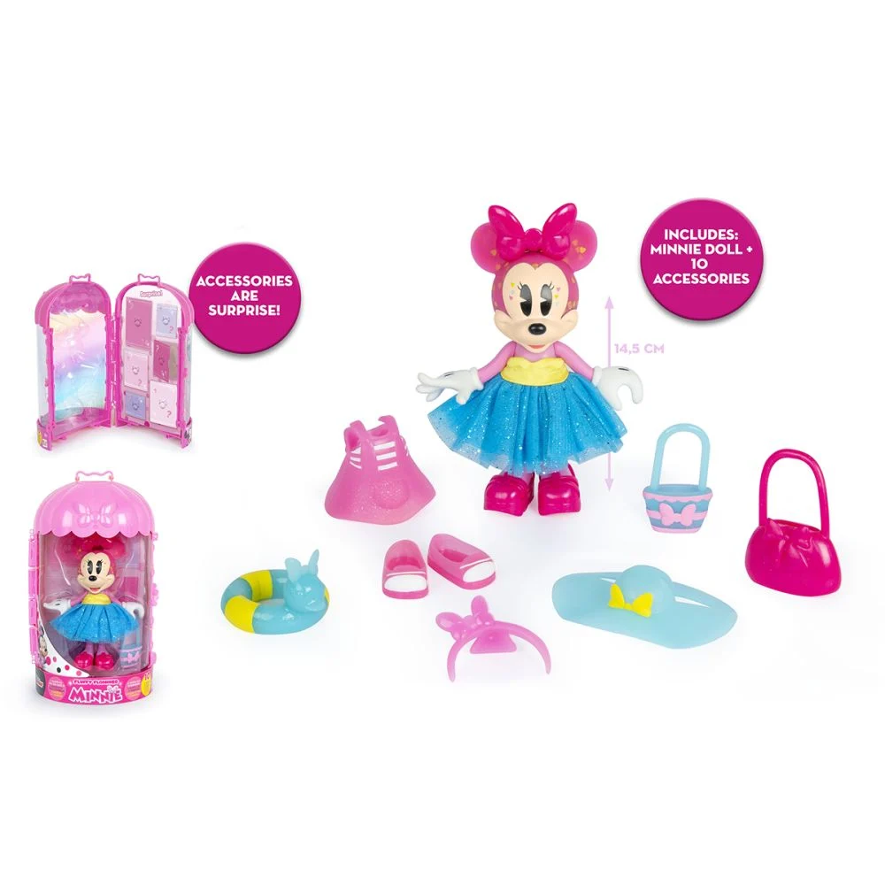 Set de joaca IMC Disney Minnie Mouse, cu Accesorii de Frumusete [1]