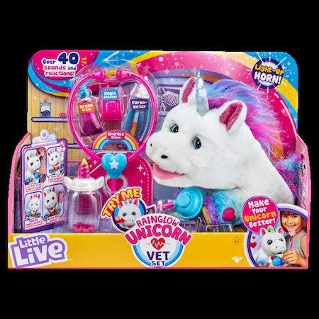 Set Interactiv Unicornul Magic Rainglow , cu peste 40 de Reactii , Sunete si Lumini [1]