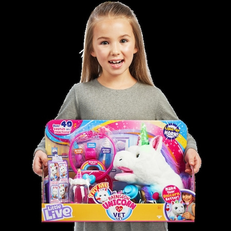 Set Interactiv Unicornul Magic Rainglow , cu peste 40 de Reactii , Sunete si Lumini [2]