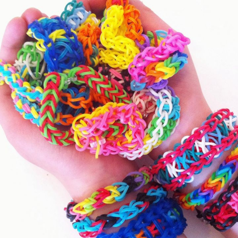 Set Multicreativ cu accesorii pentru realizarea bratarilor din elastic, Trendy Rainbow Loom Bands, 1000 piese [2]