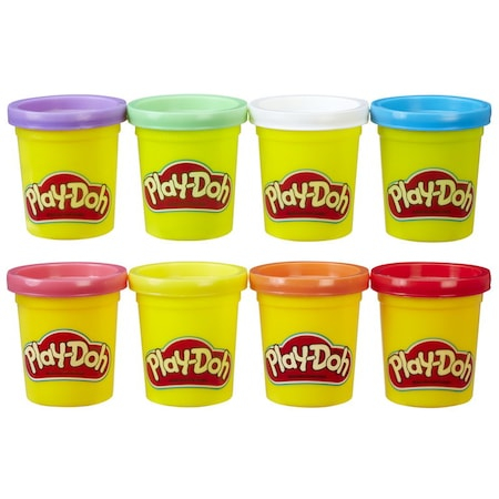 Set Plastilina Play-Doh, Culorile Curcubeului, 8 Cutii [1]