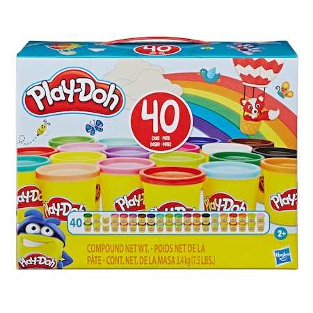 Pasta, lut si nisip modelabil - Set Play-Doh - 40 de cutii
