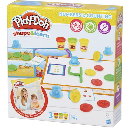 Pasta, lut si nisip modelabil - Set Play-Doh - Numere si forme