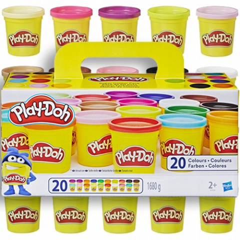 Set Play-Doh - Super culori, 20 cutii - Set pasta modelabila  Super Colour Pack 20 culori [1]
