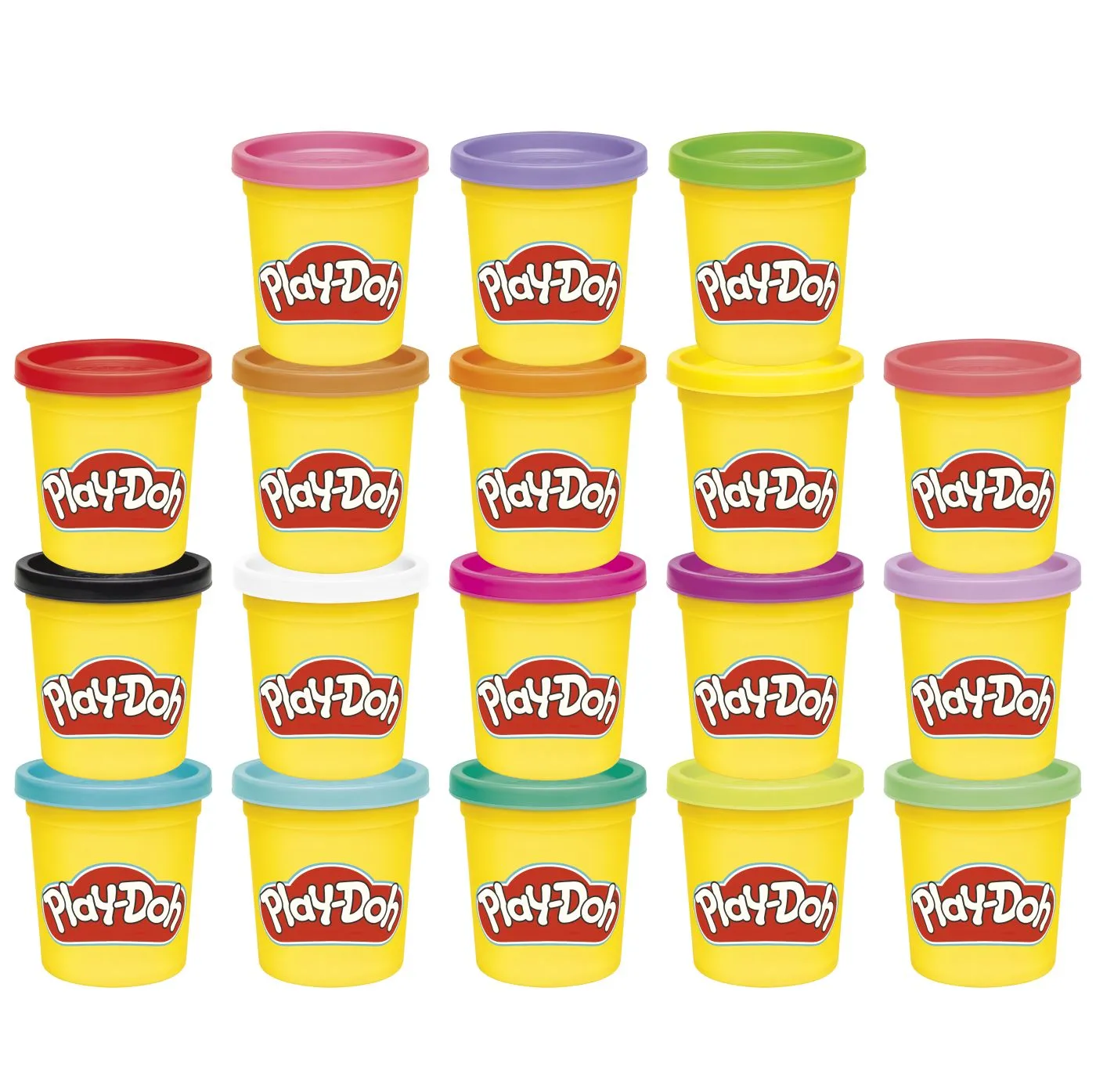 Set  Multicreativ Play-Doh - Super Culori, 18 Cutii - Set Pasta Modelabila  Super Colour Pack 18 culori diferite [7]