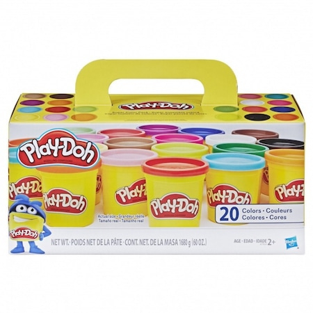 Set PlayDoh, Hasbro, 20 tuburi, Multicolor [1]