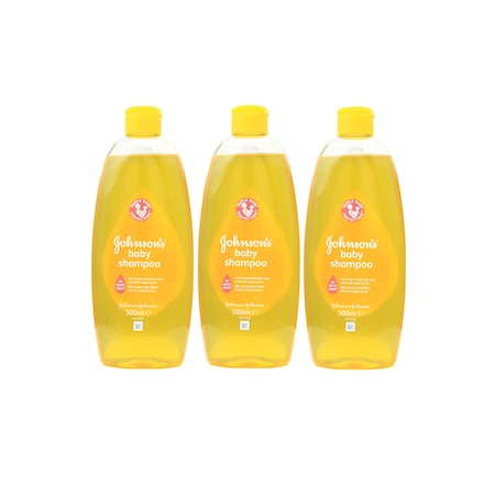 Sampon si balsam copii - Set Sampon Johnson's Baby Gold, 3 x 500ml