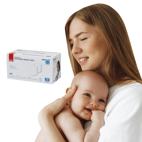 Pompe de san - Set X 120 Tampoane pentru San Superabsorbante,  Textura Premium fina tip Fagure, asigura absorbtie, protectremie, eficienta, mentine pielea uscata si catifelata Night & Day
