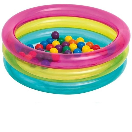 Spatii de joaca si accesorii - Spatiu de joaca pentru copii piscina goflabila cu bile din plastic pentru interior sau exterior  multicolor