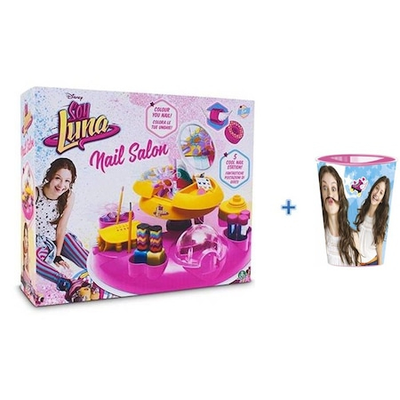 Frumusete, bijuterii si accesorii fetite - Studioul de manechiura Soy Luna + Pahar apa Soy Luna