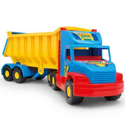 Masinute - Super Truck Wader -  Basculantă din Plastic Multicolor  - 75 Cm Lungime
