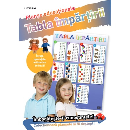 TABLA IMPARTIRII  (Planse Educationale infoliate) - Operatiile Aritmetice de baza necesare invatarii in invatamantul Primar [1]