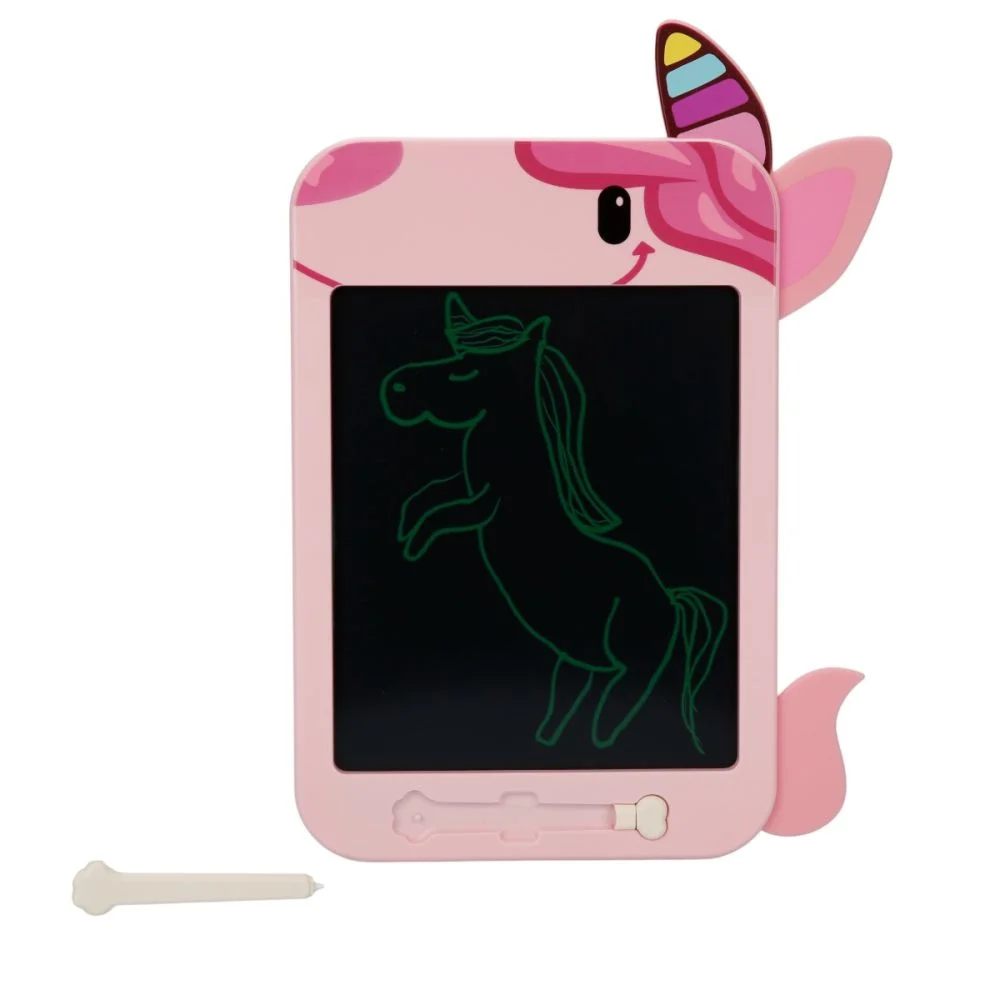 Laptopuri, tablete si gadget-uri copii - Tableta Grafica Digitala LCD, pentru Scris si Desen, Edu Sun, 10.5 inch,  Model Unicorn, Roz