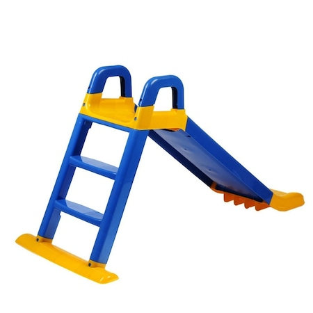 Tobogan pentru Copii, Constructie Durabila si Stabila, Asamblare Rapida, Perfect pentru Casa sau Gradina, 140 Cm, 25 kg Maxim, Albastru/Galben [1]