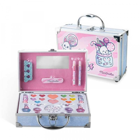 Frumusete, bijuterii si accesorii fetite - Trusa Completa de Infrumusetare pentru Micile Printese - Complete Beauty Case  -  Produs Testat Dermatologic