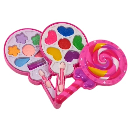 Trusa machiaj pentru fetite cochete cu farduri, rujuri si pensule [0]