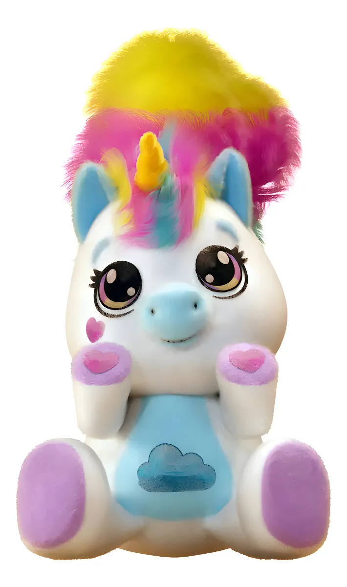 Jucarii de plus - Unicornul Magic  Furry Tails  -  Jucarie  Haioasa Interactiva  care  Reactioneaza la Atingeri si Sunete