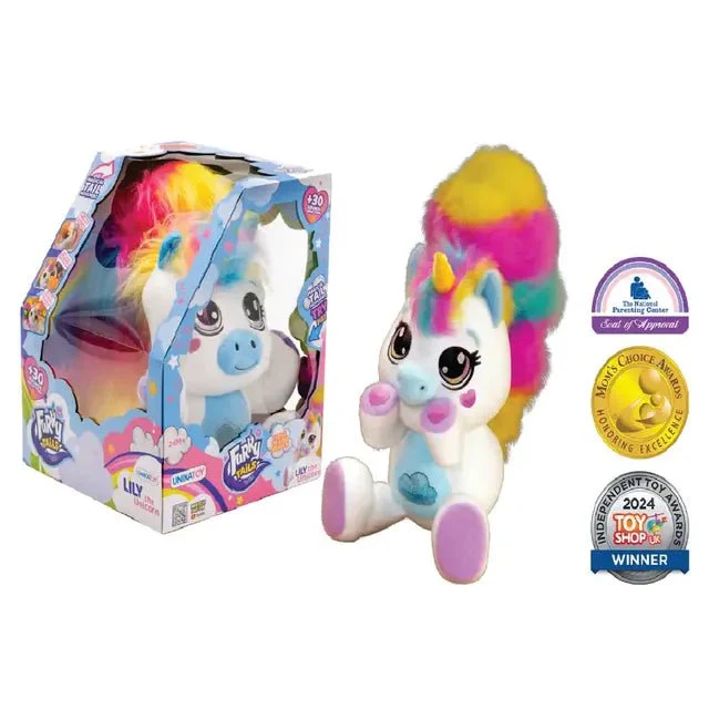 Unicornul Magic  Furry Tails  -  Jucarie  Haioasa Interactiva  care  Reactioneaza la Atingeri si Sunete [6]