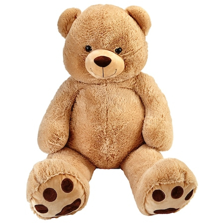 Jucarii de plus - Urs de plus Bej , Sweet Decor , 130 cm Fara Pui