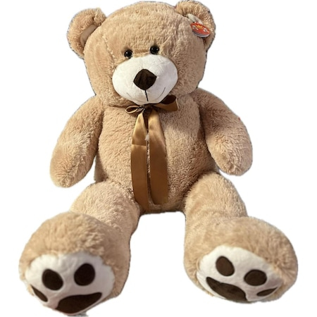 Urs de plus Gigant DeLuxe cu Fundita Aurie - 90 CM [3]