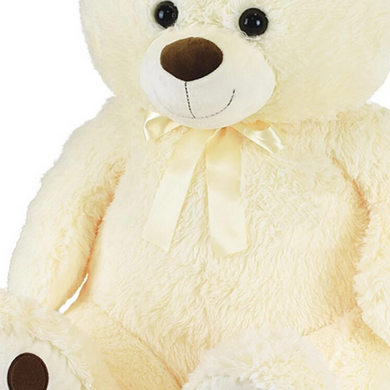 Urs de plus Gigant DeLuxe cu Fundita BEAR W/ RIBBON - 1 Metru [1]