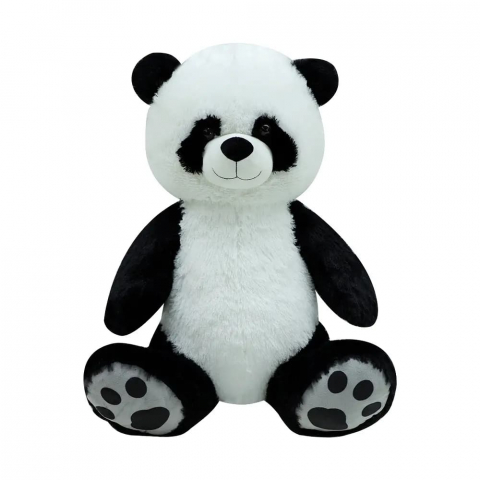 Jucării - Ursulet de plus DeLuxe, Panda Trendy, Culoare Negru cu Alb, 65 CM