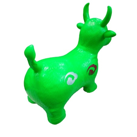 Vacuta Gonflabila Jumper Kids din Cauciuc pentru sarit Hop Hop , Interior sau Exterior - Verde [5]