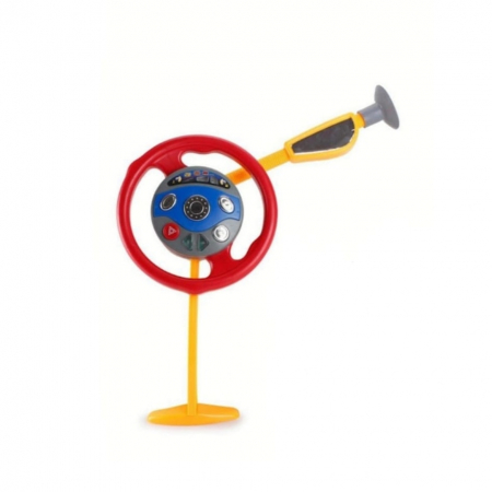 Volan de jucarie Electronic Backseat Driver, multicolor, 24 cm [0]