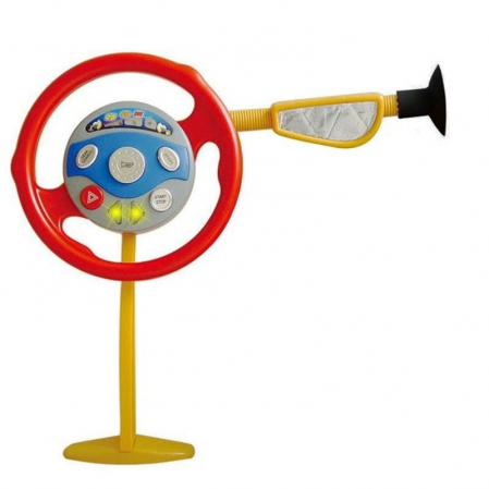 Volan de jucarie electronic cu ventuza,multicolor 3 ani + [0]